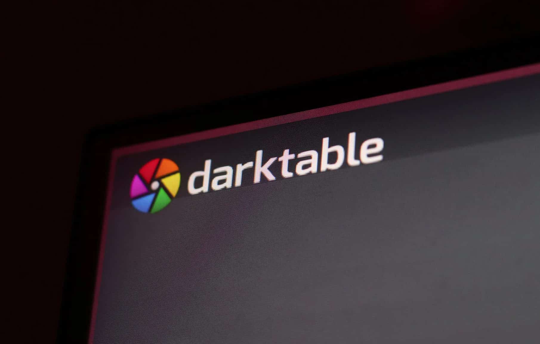 Zen 瀏覽器中 Darktable 網站上的標誌