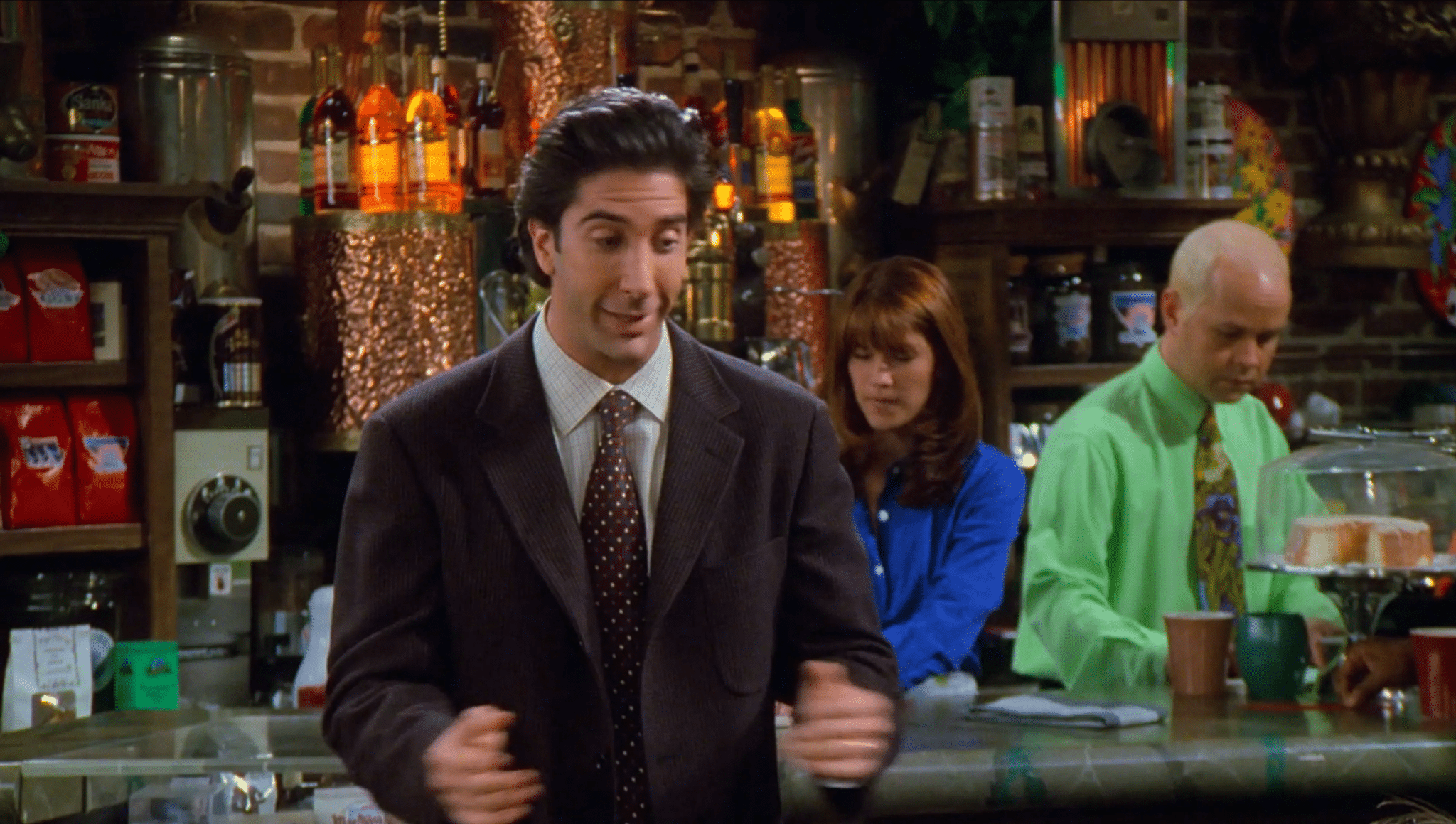 Ross di Friends sorride