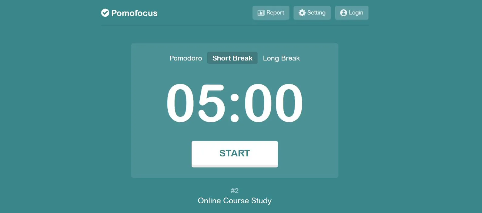 Breve pausa al Pomofocus