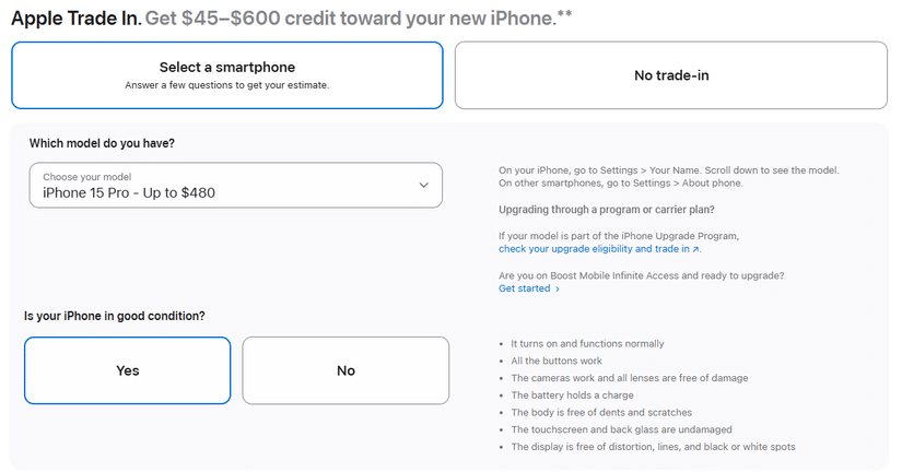خيارات استبدال Apple iPhone للحصول على هاتف جديد