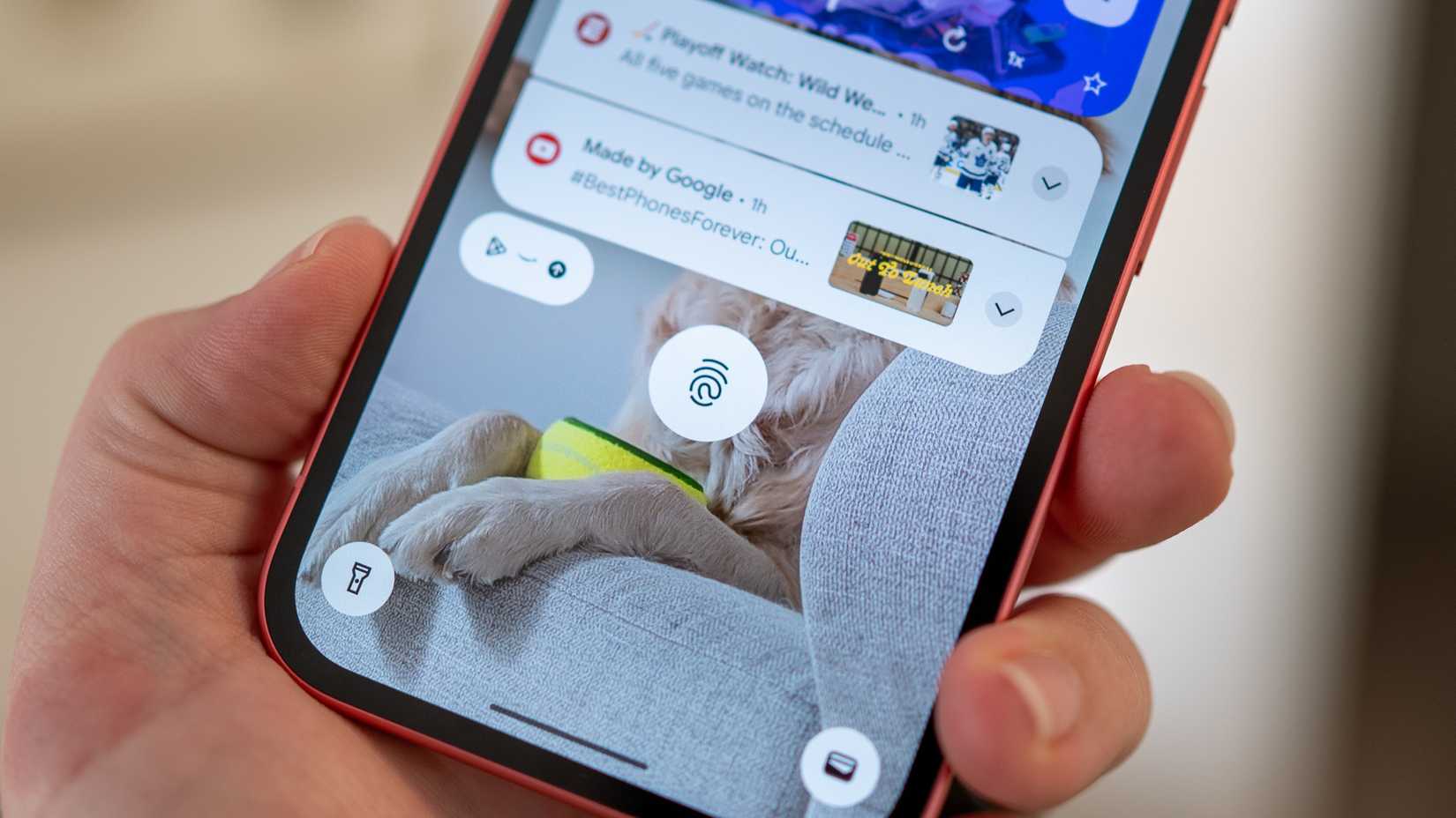 Sensore di impronte digitali attivo su Google Pixel 9a
