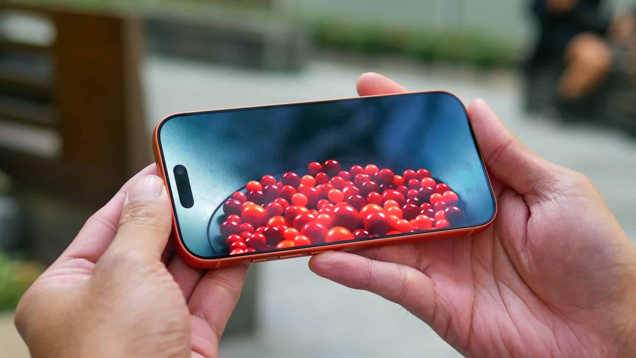 iPhone 17 Pro playing 4K HDR video.