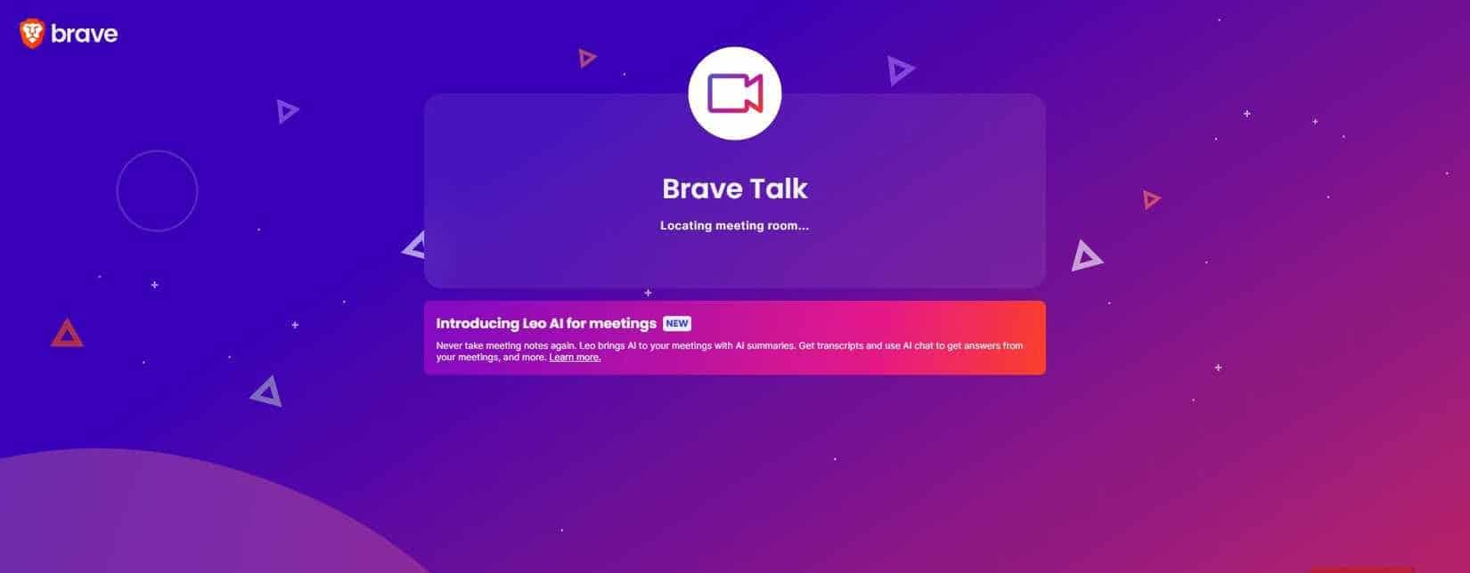 Función Talk del navegador Brave