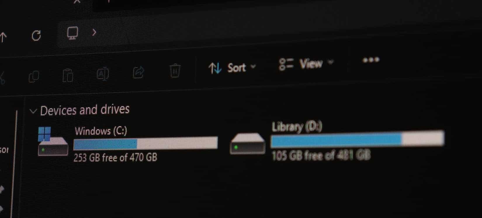 Partições de disco no Windows 11