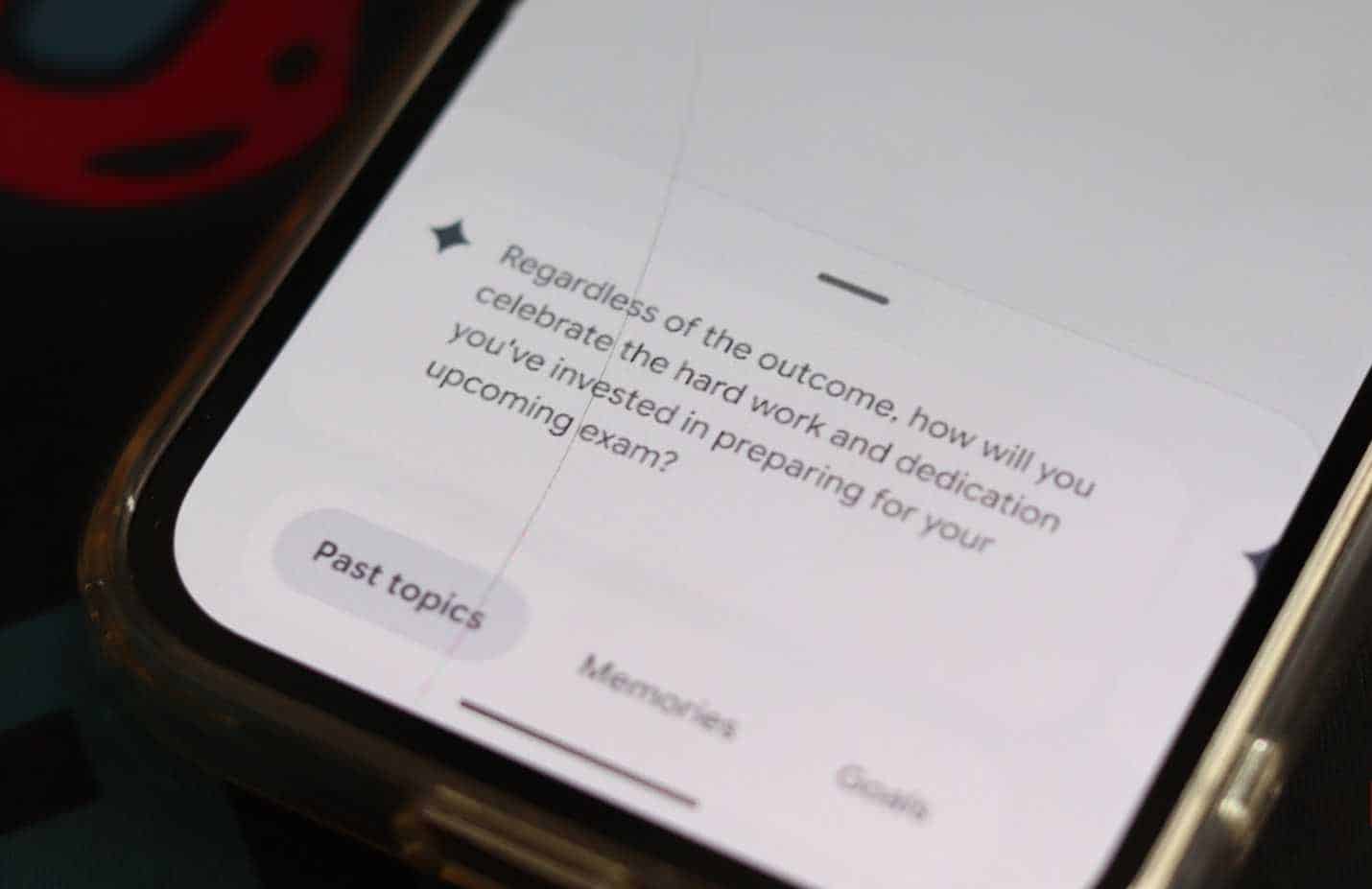 Funzionalità di intelligenza artificiale nell'app Google Journal.