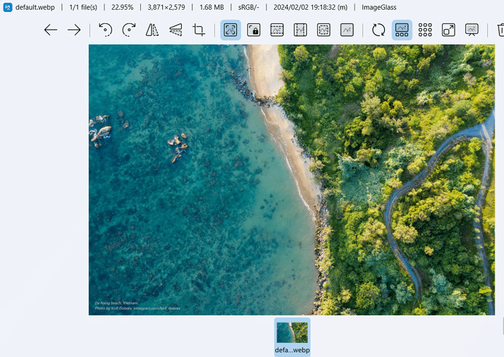 ImageGlass-App auf einem Windows-Computer