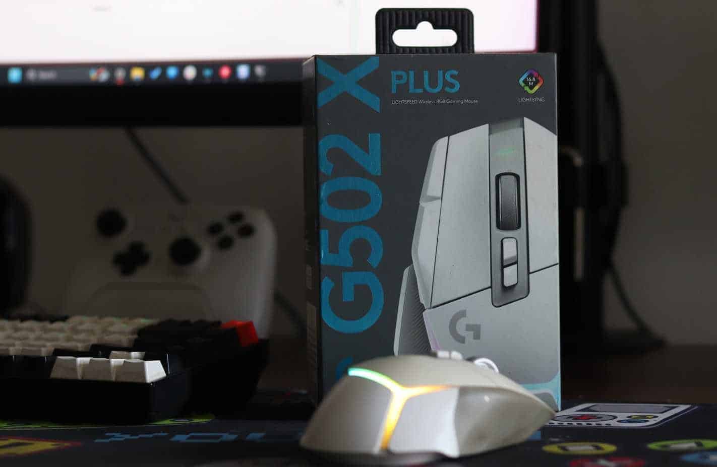 Mouse Logitech G502X Plus con scatola.