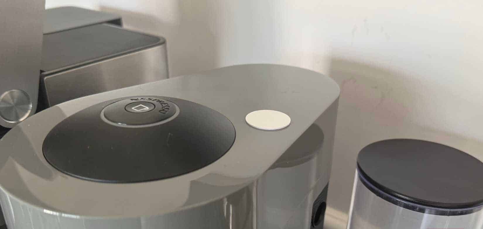 Ετικέτα NFC σε μηχανή Nespresso