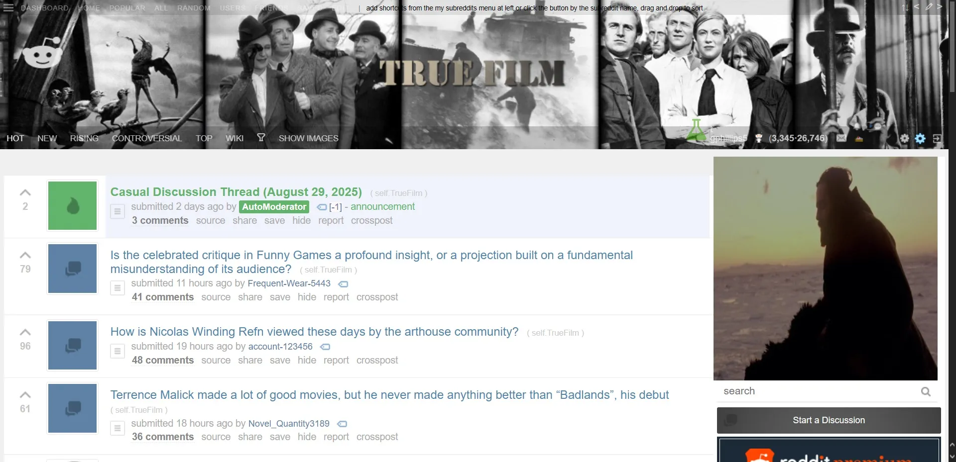 reddit true movies subreddit 電影討論