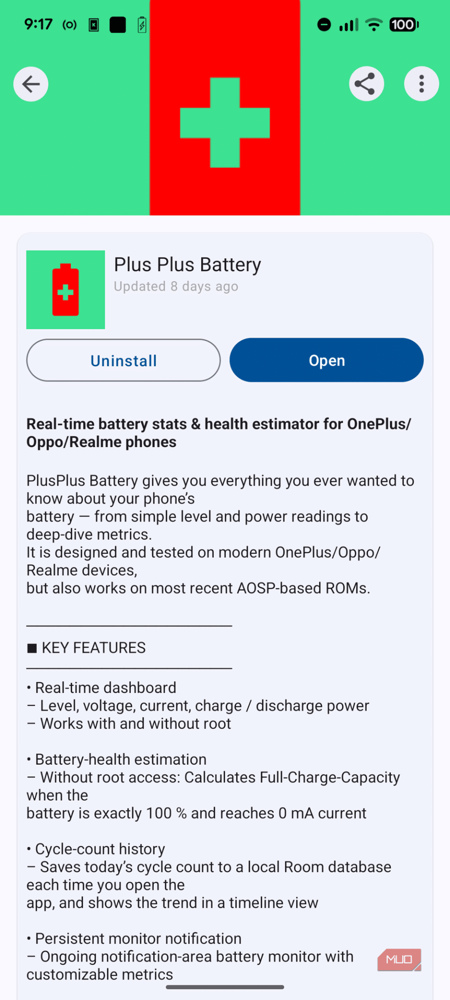 Plus Plus BatteryアプリはF-Droidで利用可能です