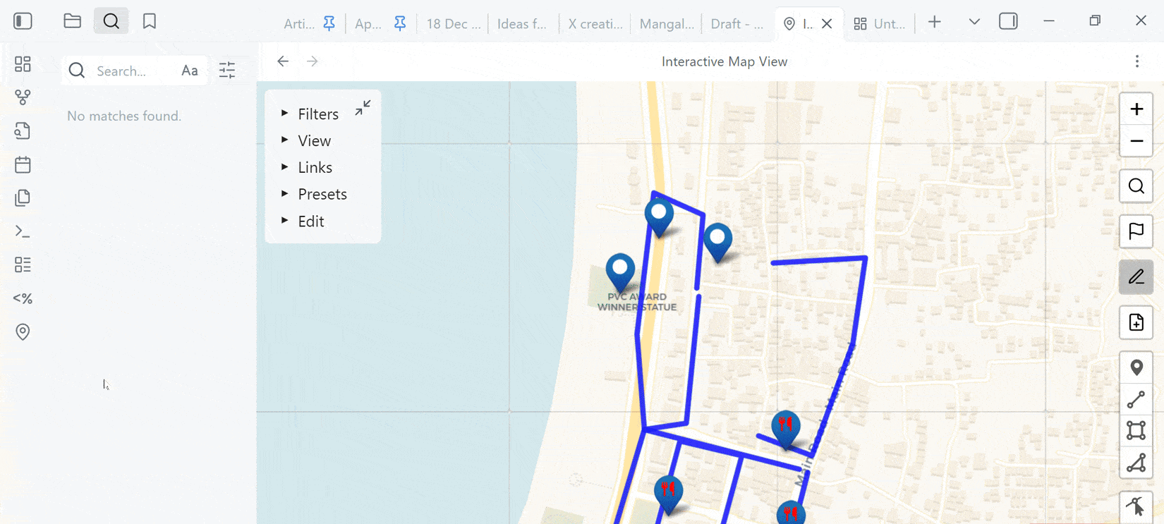 為 Obsidian 的 Map View 外掛程式新增自訂標籤