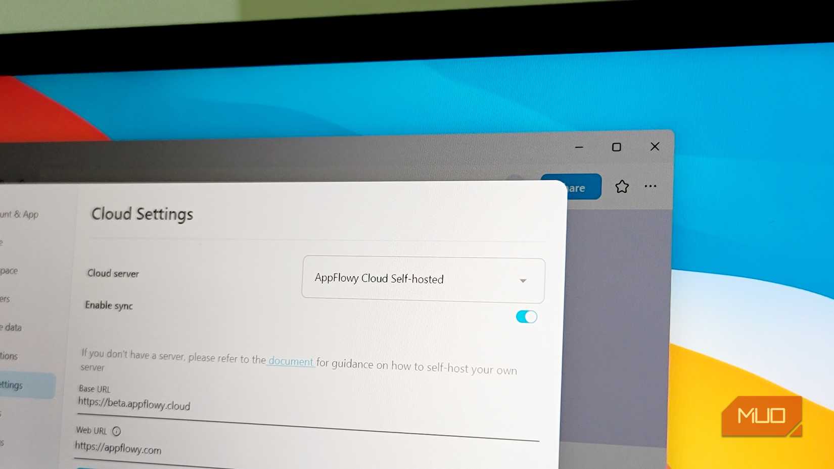 Impostazioni AppFlowy Cloud 2