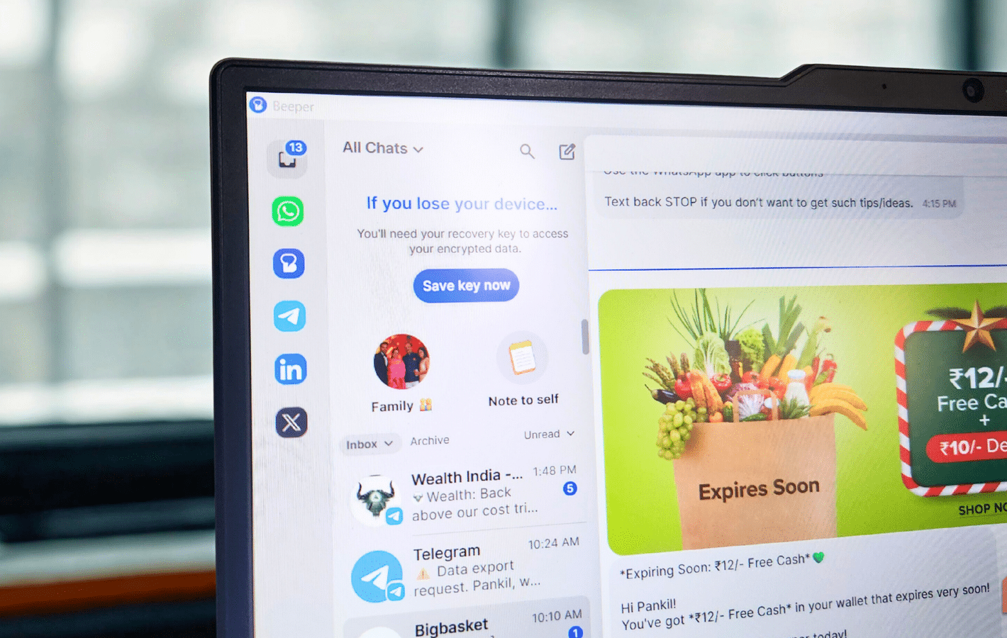 WhatsApp、Telegram、Messenger が 1 つのアプリに置き換えられました。
