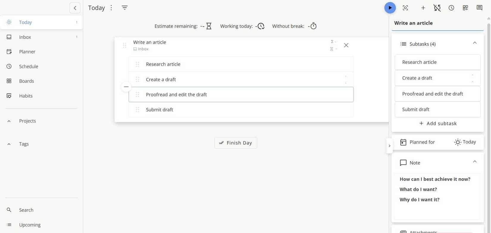 Compito in Super Produttività