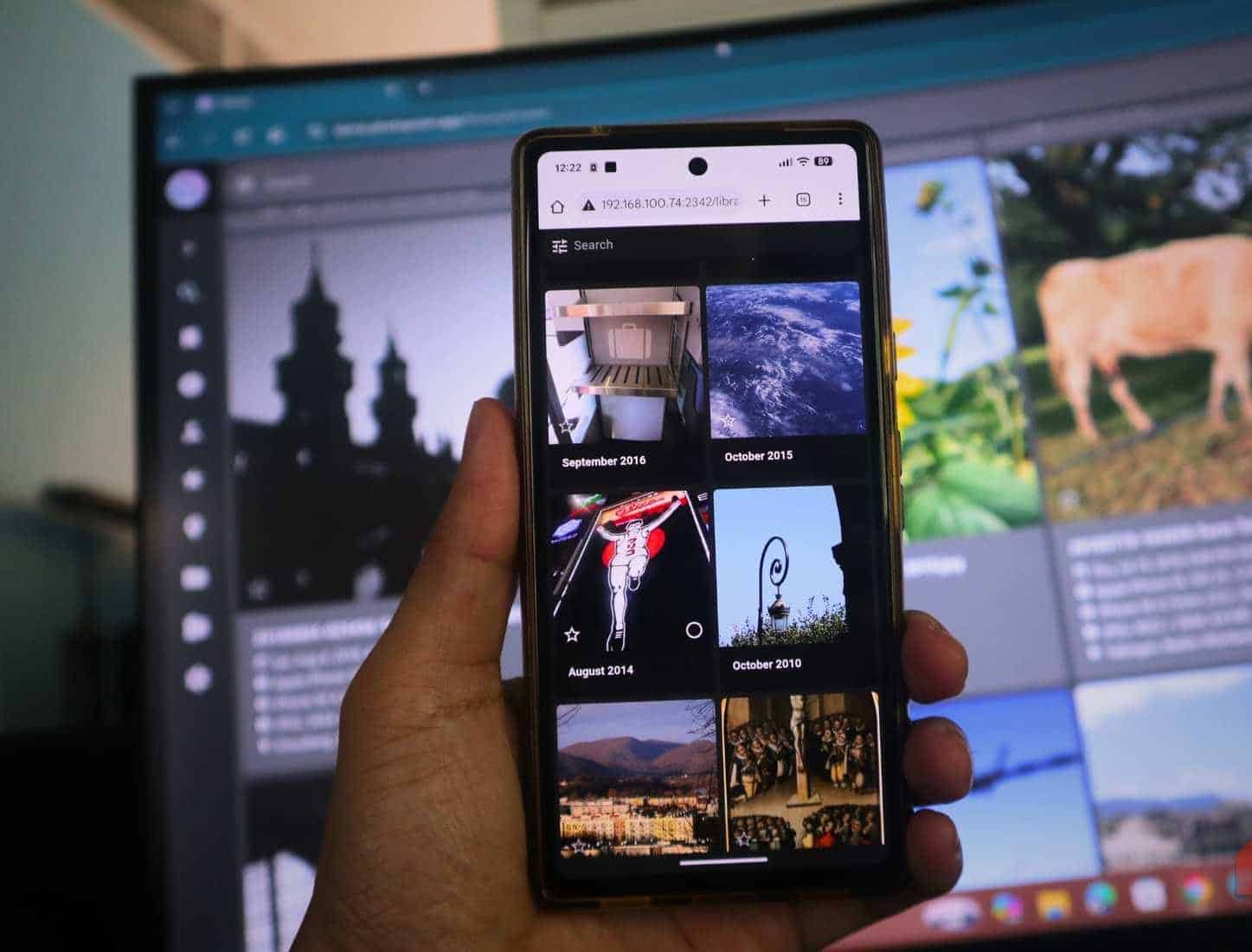 Accedi a PhotoPrism su qualsiasi browser web