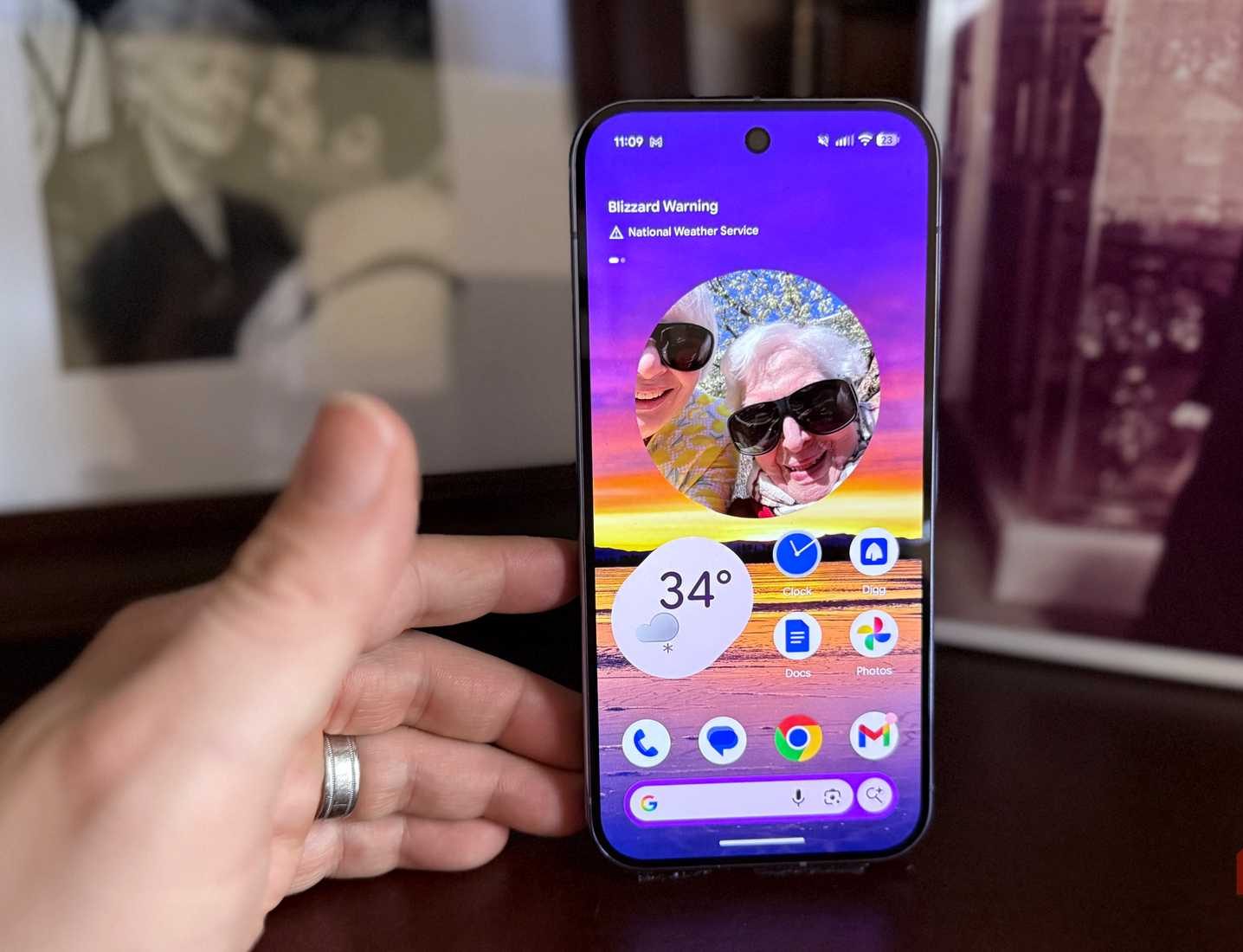 Strumento circolare di Google Foto