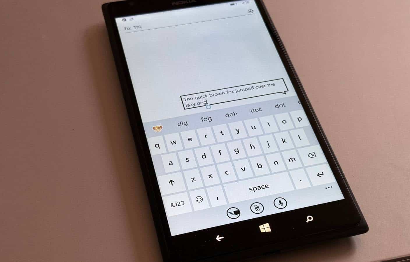 Windows Phone-toetsenbord: nog steeds het beste, tot op de dag van vandaag.