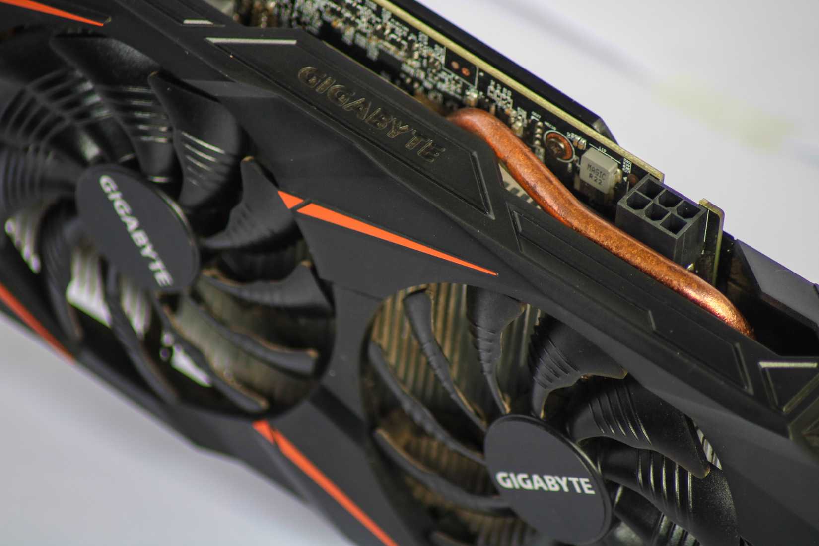 Primo piano della scheda grafica GTX 1060