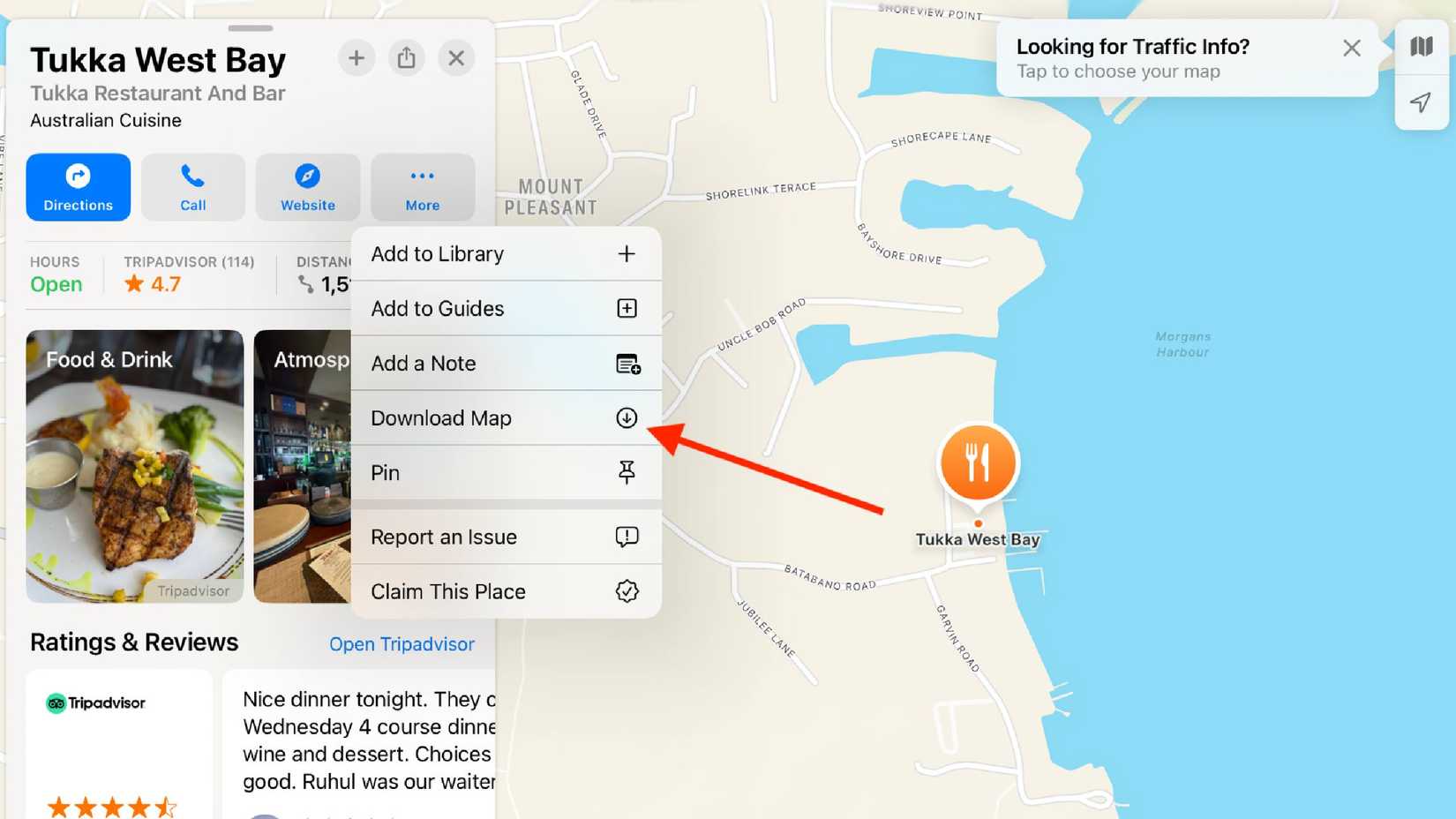 Scarica una mappa in Apple Maps sul tuo iPad