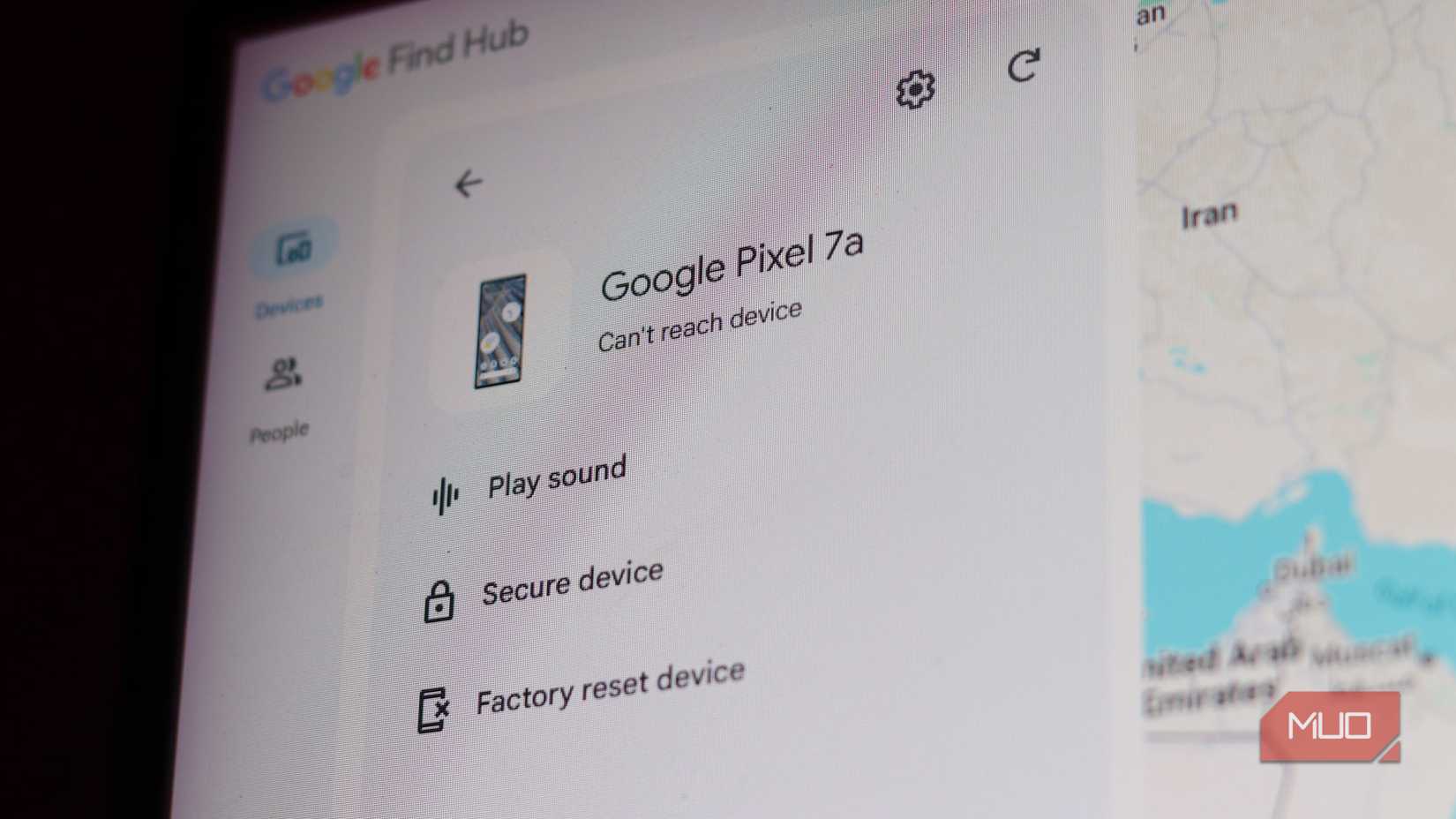 شاشة تتبع Google Find Hub