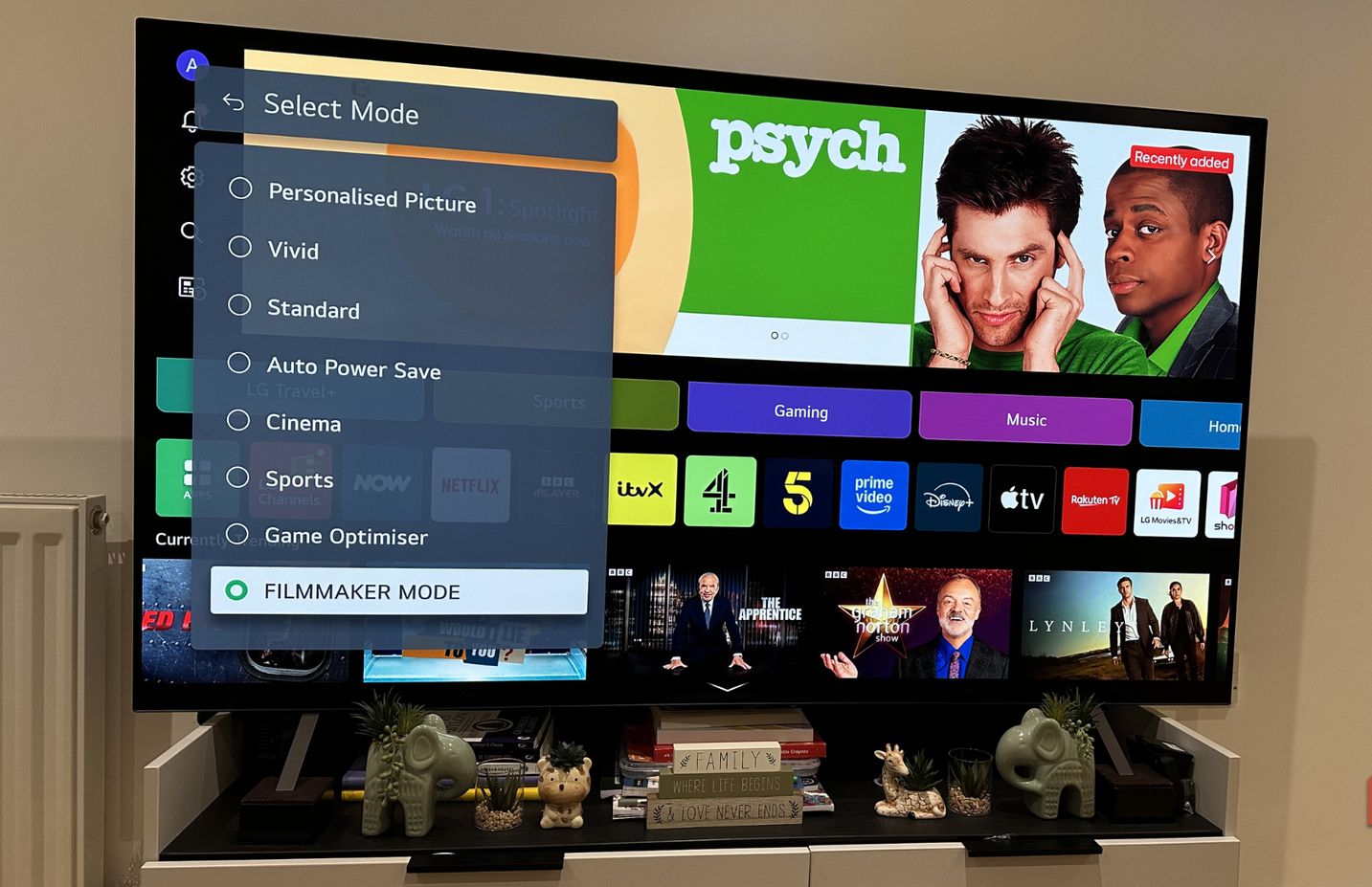 Paramètres de la Smart TV