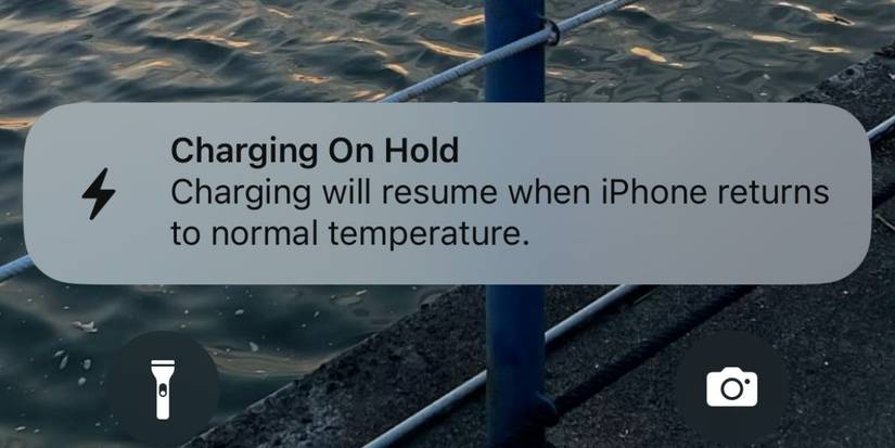 iPhone-Meldung: Ladevorgang wird angehalten