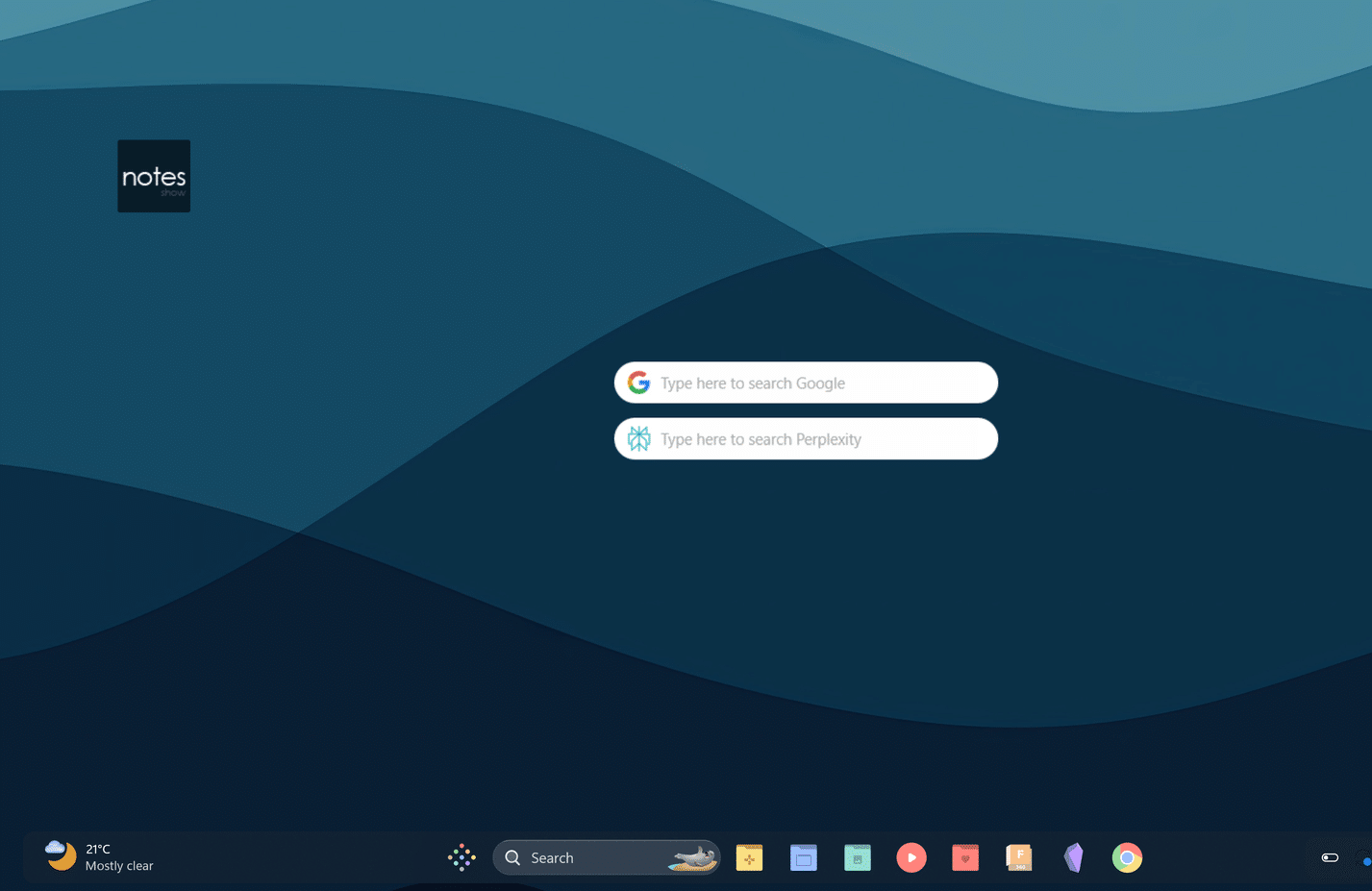 Minhas configurações atuais do Rainmeter