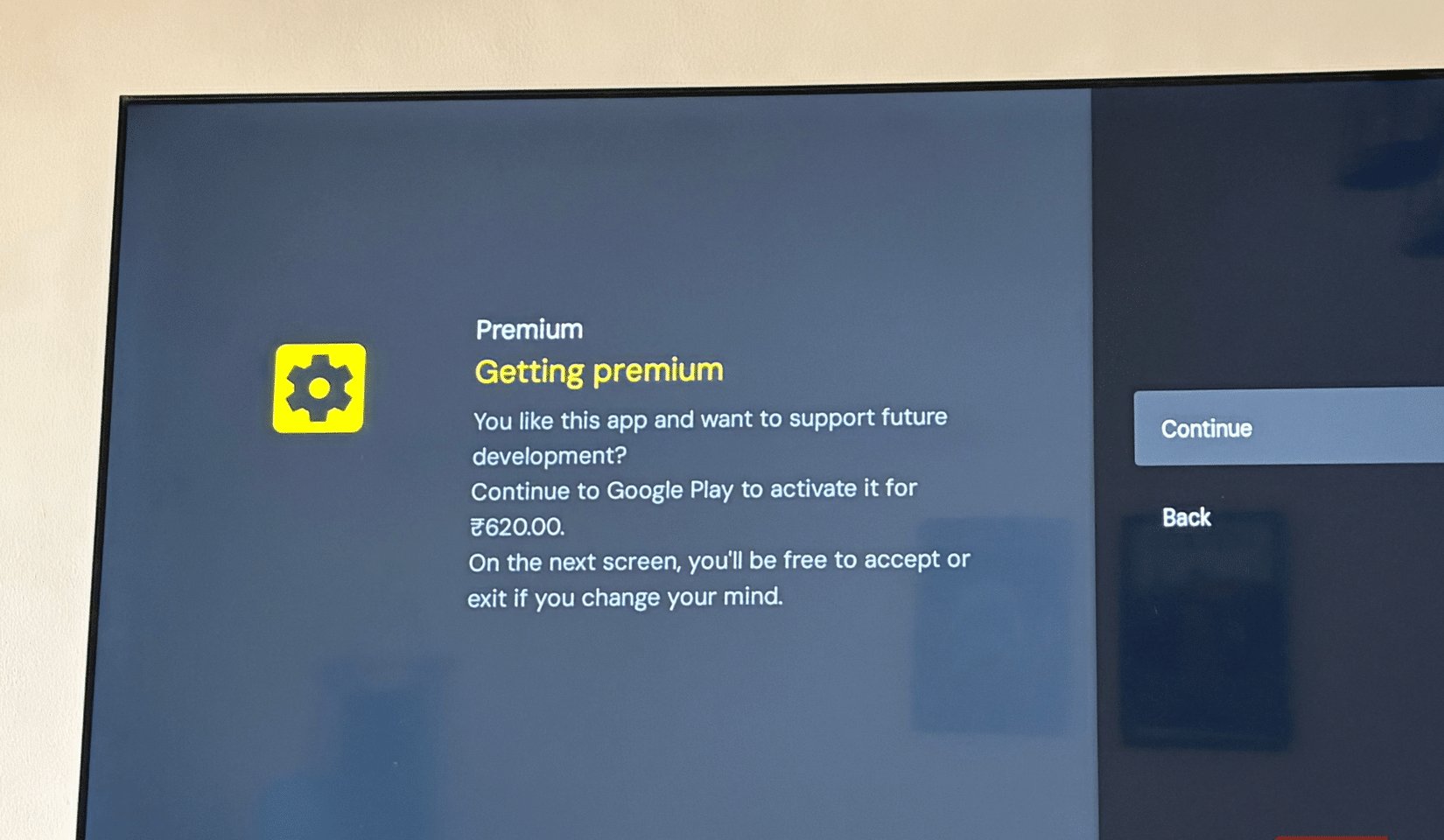 Premium-Funktionen im Projectivy Launcher