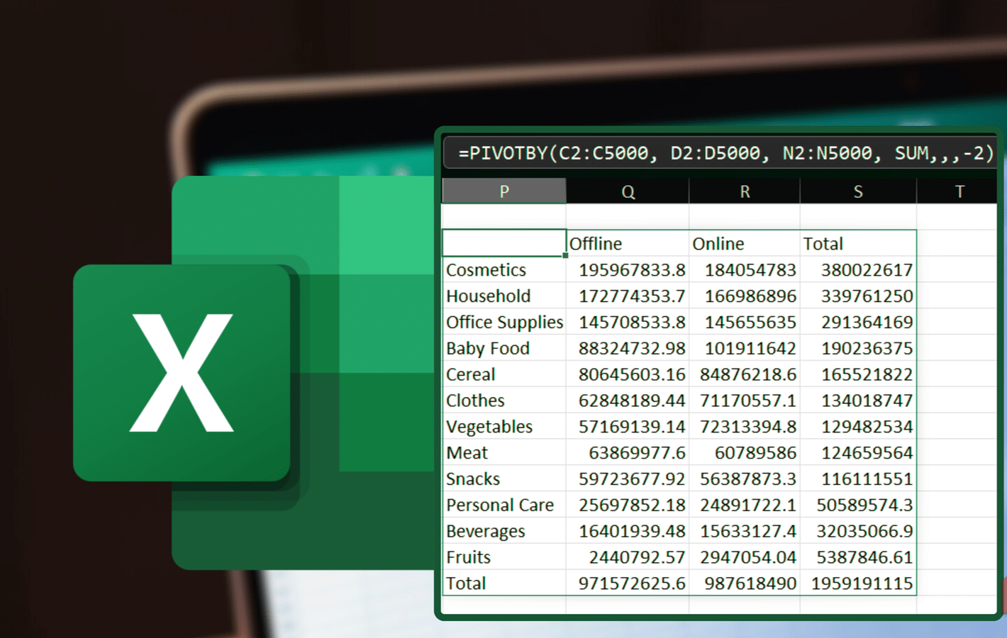 大多數 Excel 使用者都使用資料透視表,但此功能速度更快。