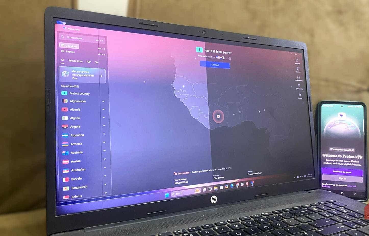 使用 Proton VPN 保護您的設備