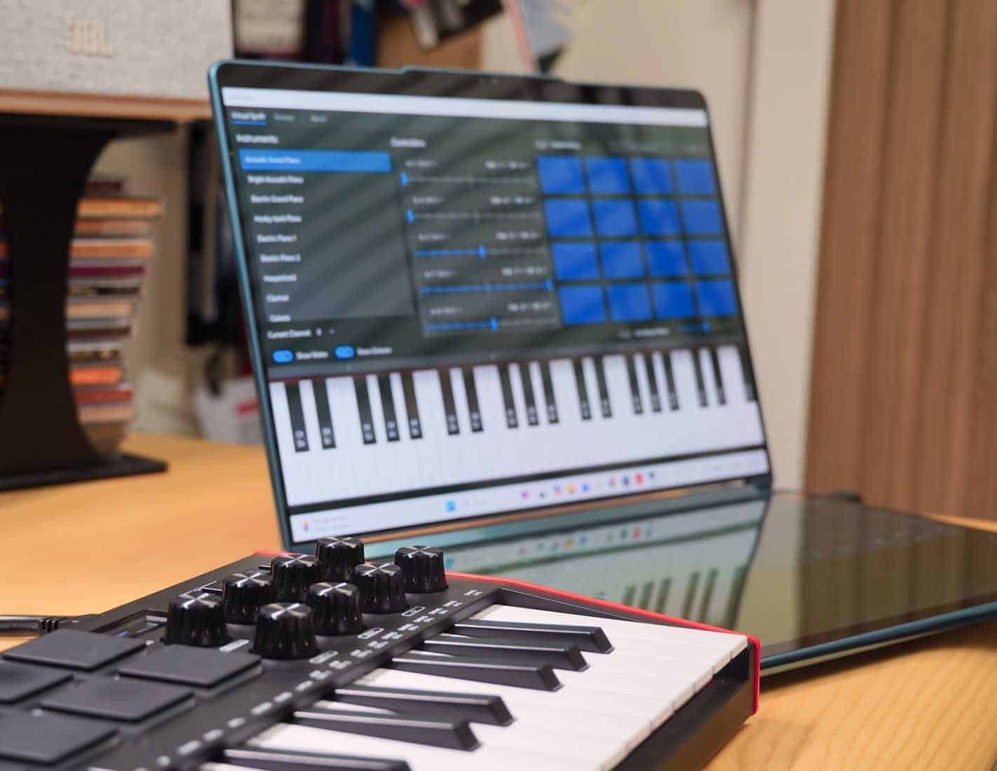 Windows con una tastiera MIDI collegata tramite USB.