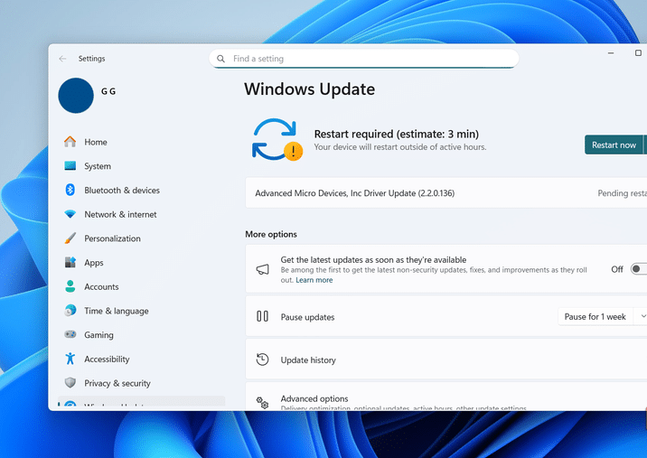 Windows Update-Liste