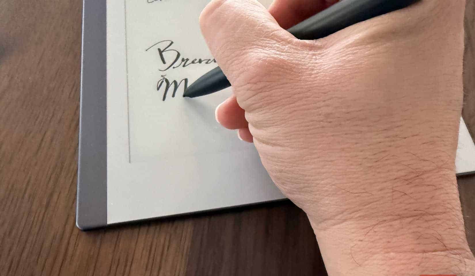Scrivere su un dispositivo reMarkable 2