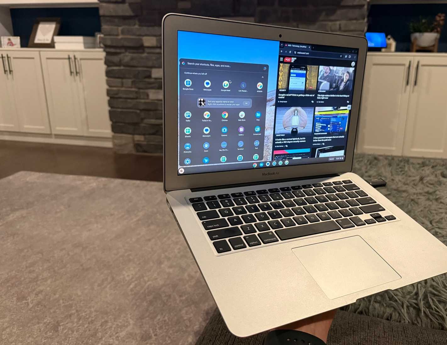 ChromeOS na MacBooku 2017