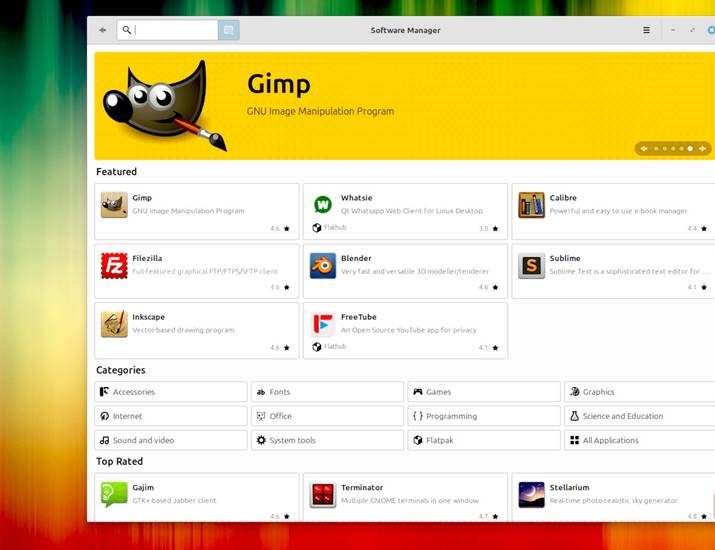 Gestore software Linux Mint