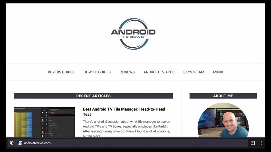 Firefox-Browser für Android TV