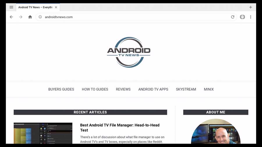 Opera-Browser für Android TV