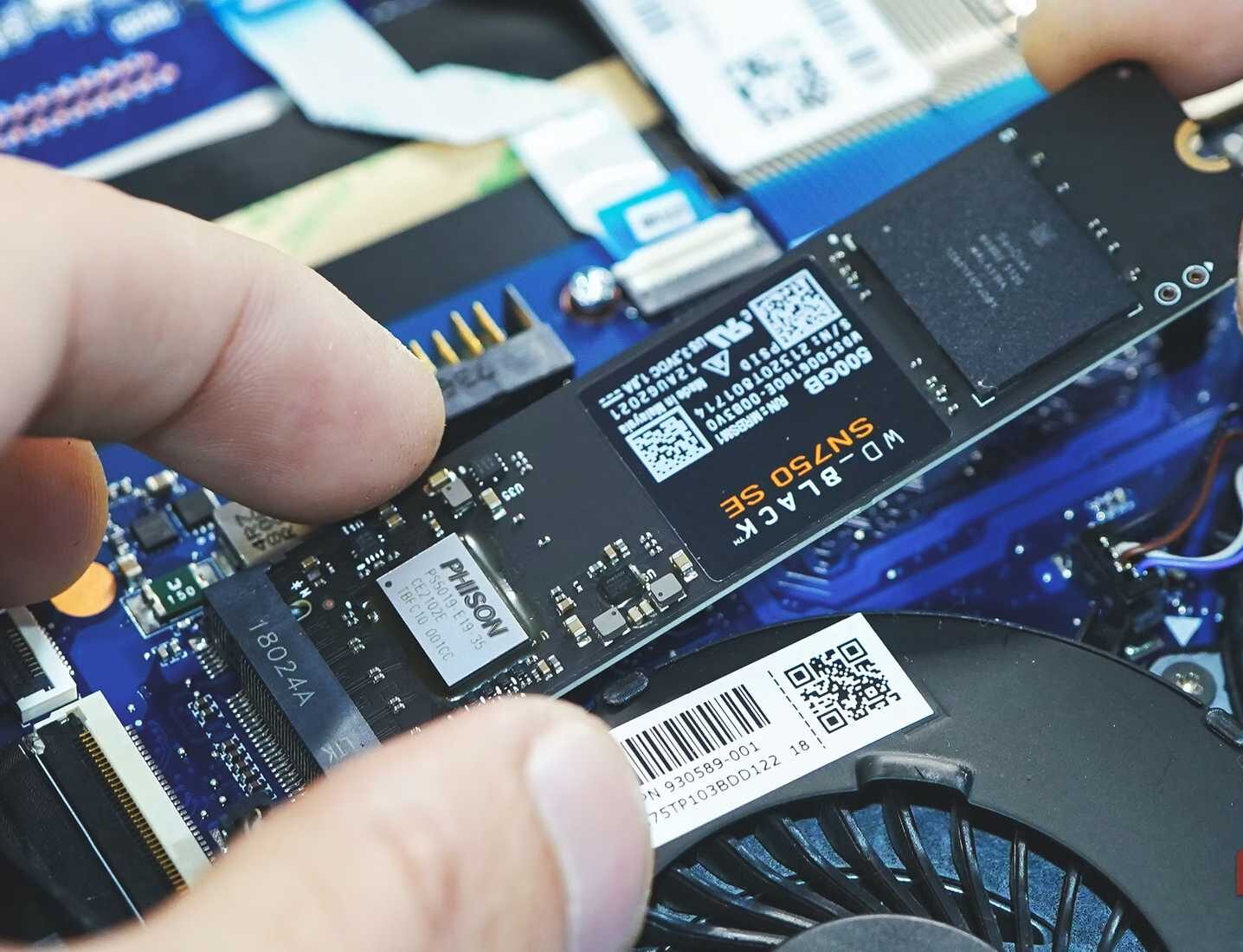 تركيب محرك أقراص NVMe
