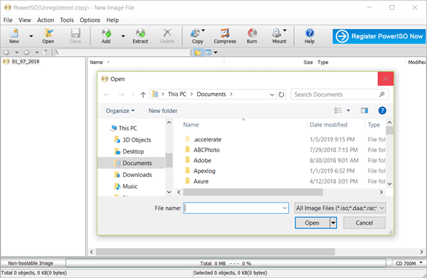 Power ISO هو أفضل برنامج لتثبيت ملفات ISO.
