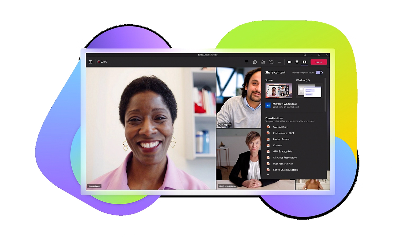 Guarda film insieme online: Microsoft Teams